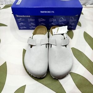 Birkenstock Boston narrow | Cork footbed and suede upper